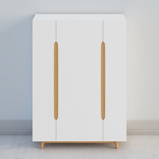 Nordic Style Wardrobe 3D model