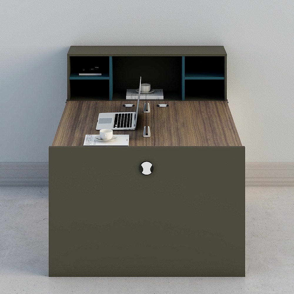 Yilin 1501 high cabinet to table office desk