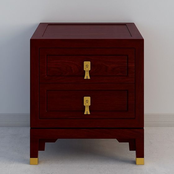 Art Deco Nightstand 3D model