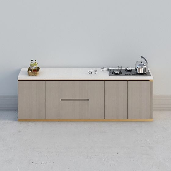 Urban Kitchen Island 3D model