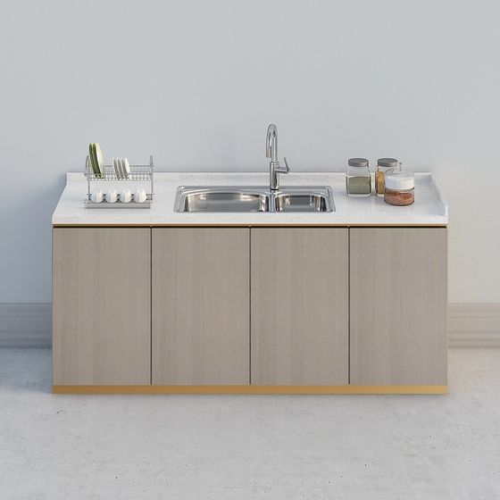 Urban Kitchen Island 3D model