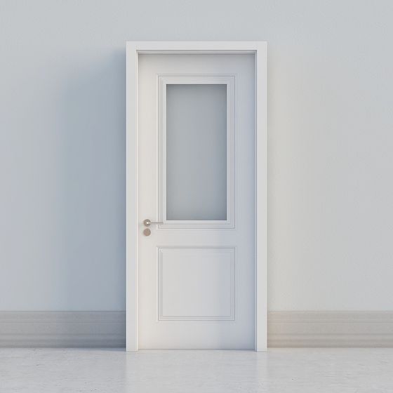 Pure Door 3D model - Minimalist Design
