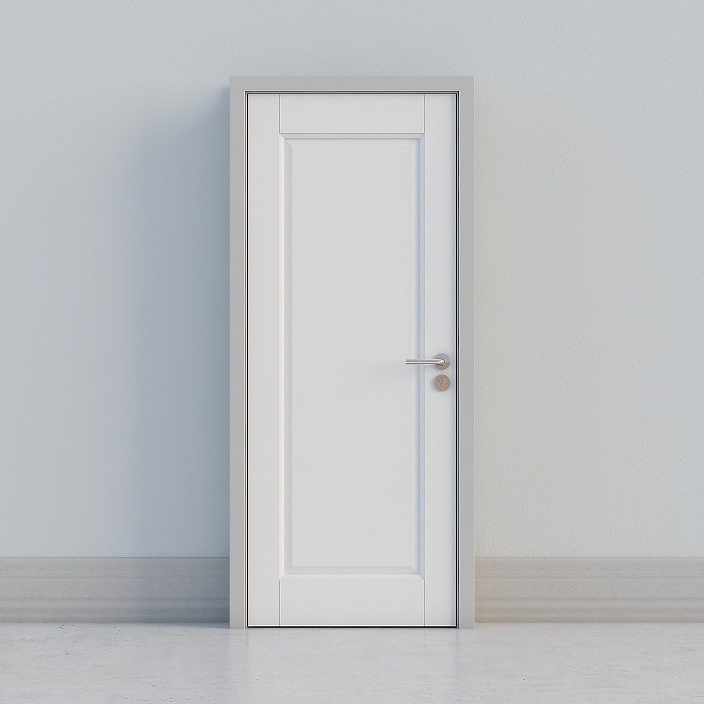 современная белая дверь