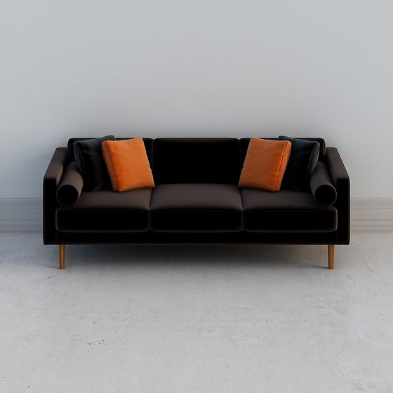 Mid-Century Modern Sofa 3D model