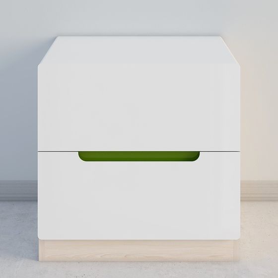Modern Minimalist Nightstand 3D model