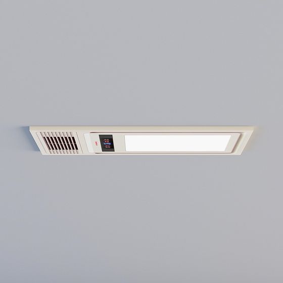 Integrated Air Conditioner Light 3D model