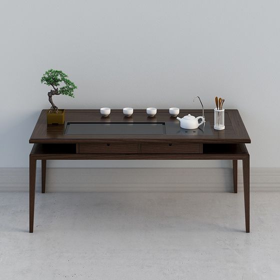Modern Minimalist Tea Table 3D model