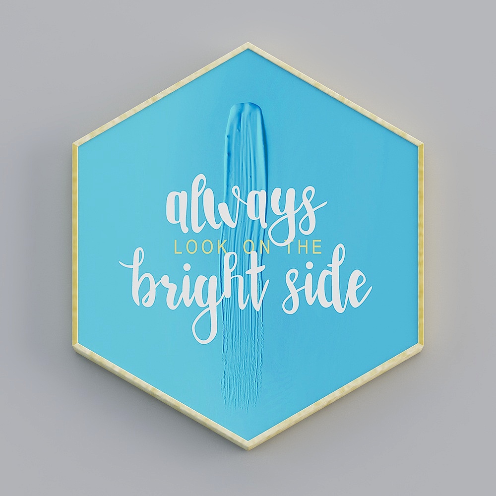 Decorative Alliance - Nordic Color - Single Positive Hexagon - Decorative Painting - CB053