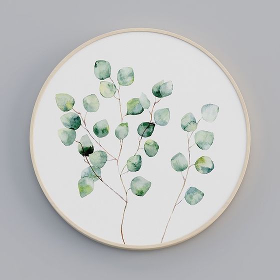 Eucalyptus Branches 3D model for Creative Designs