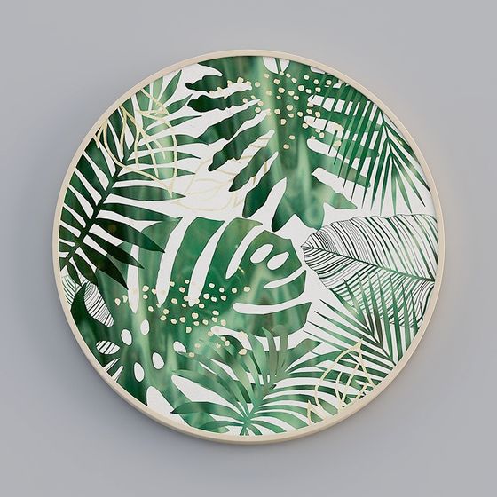 Alleanza Pittura - Natura Nordica - Cerchio Singolo - Pittura Decorativa - ZR015