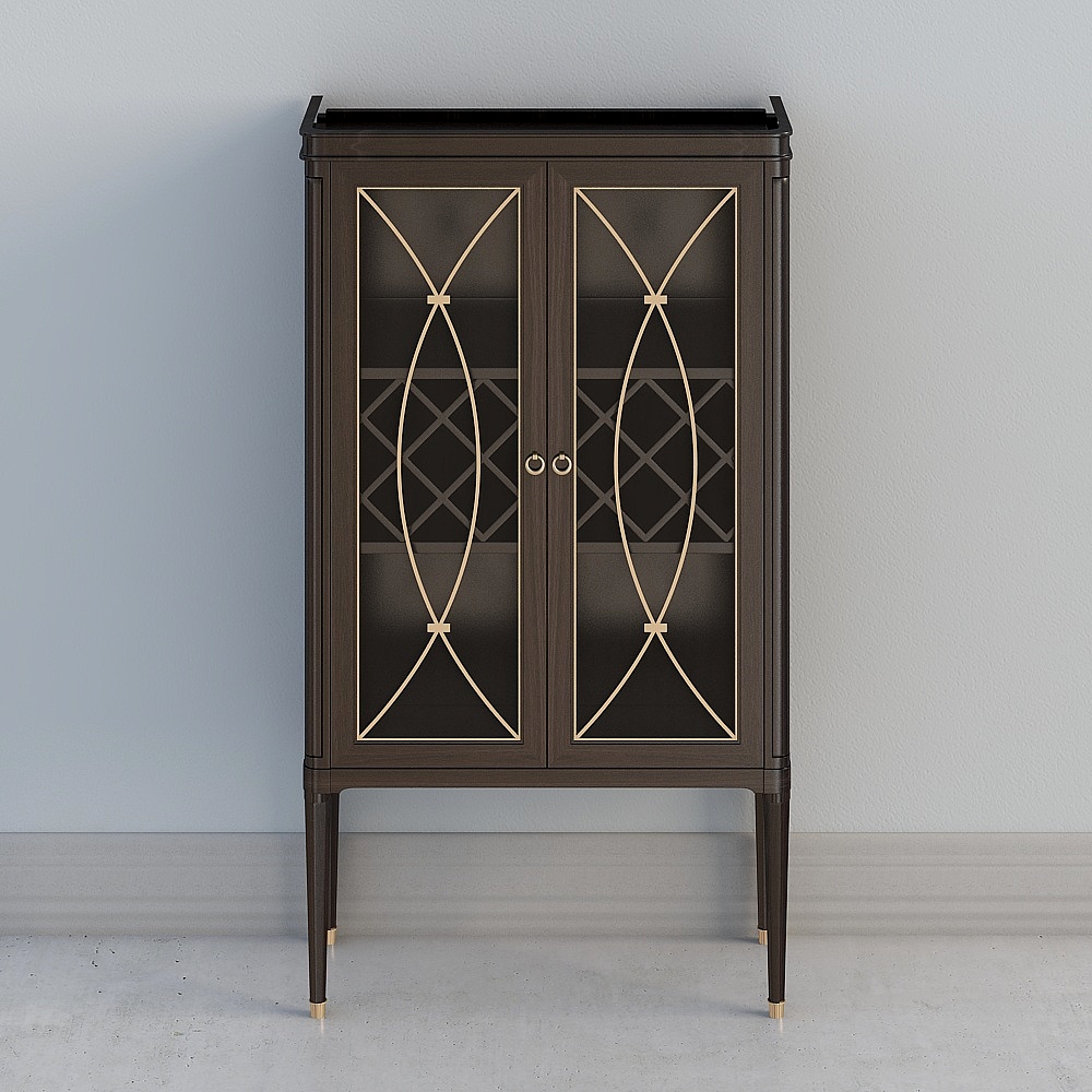 Light luxury wine cabinet