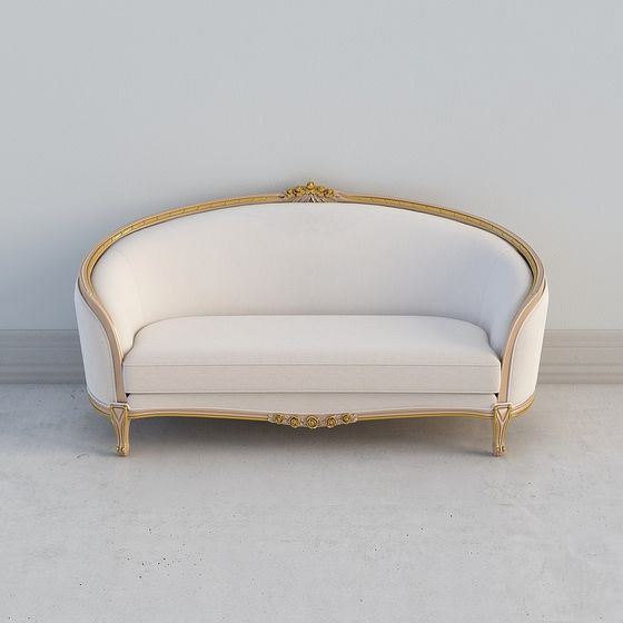 Royal Elegance Sofa 3D model for Modern Interiors