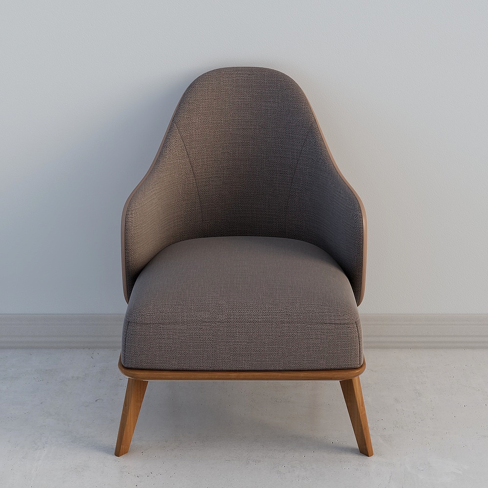 Elegant Minimalist 3D Model Chair
