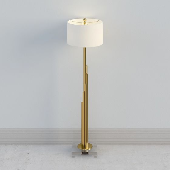 Stylish 3D Model Floor Lamp - Modern Luxury Design