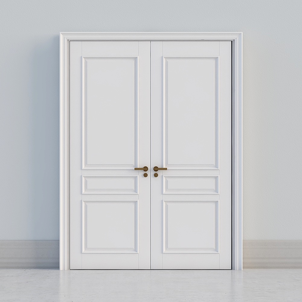 Porta Doppia Bianca Classica