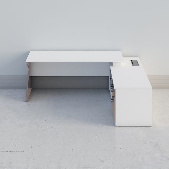 Urban Edge Desk 3D model