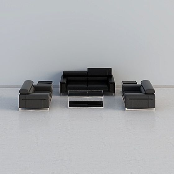 Business Sofa TSASW025 in Black