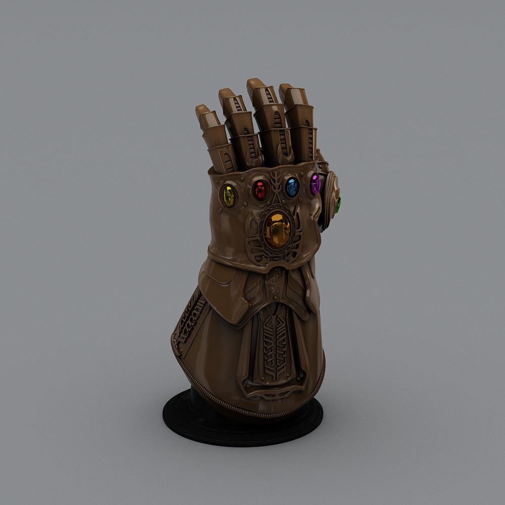 The Infinity Gauntlet 3D Model