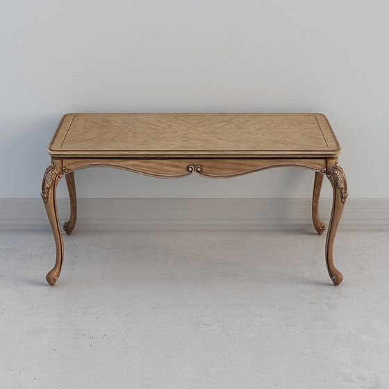 Vintage Console Table Classic Elegance 3D model