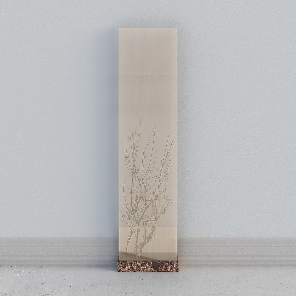 Glas-Trennwand Dekoration