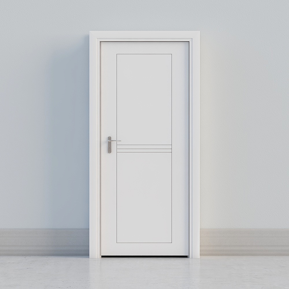 classic white door
