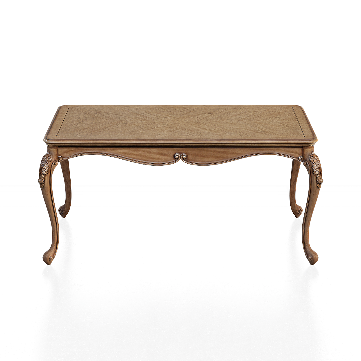 Vintage Console Table 3D Model – Classic Wooden Elegance