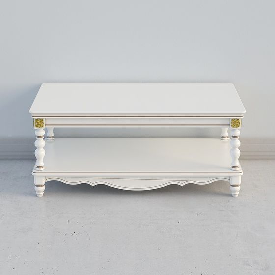 SK26-LK602 โต๊ะกาแฟยาว (ขาว)