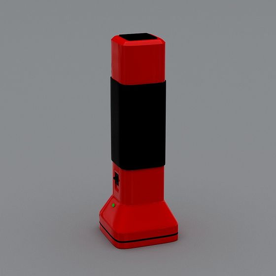 Low-Poly Emergency Torch 3D model
