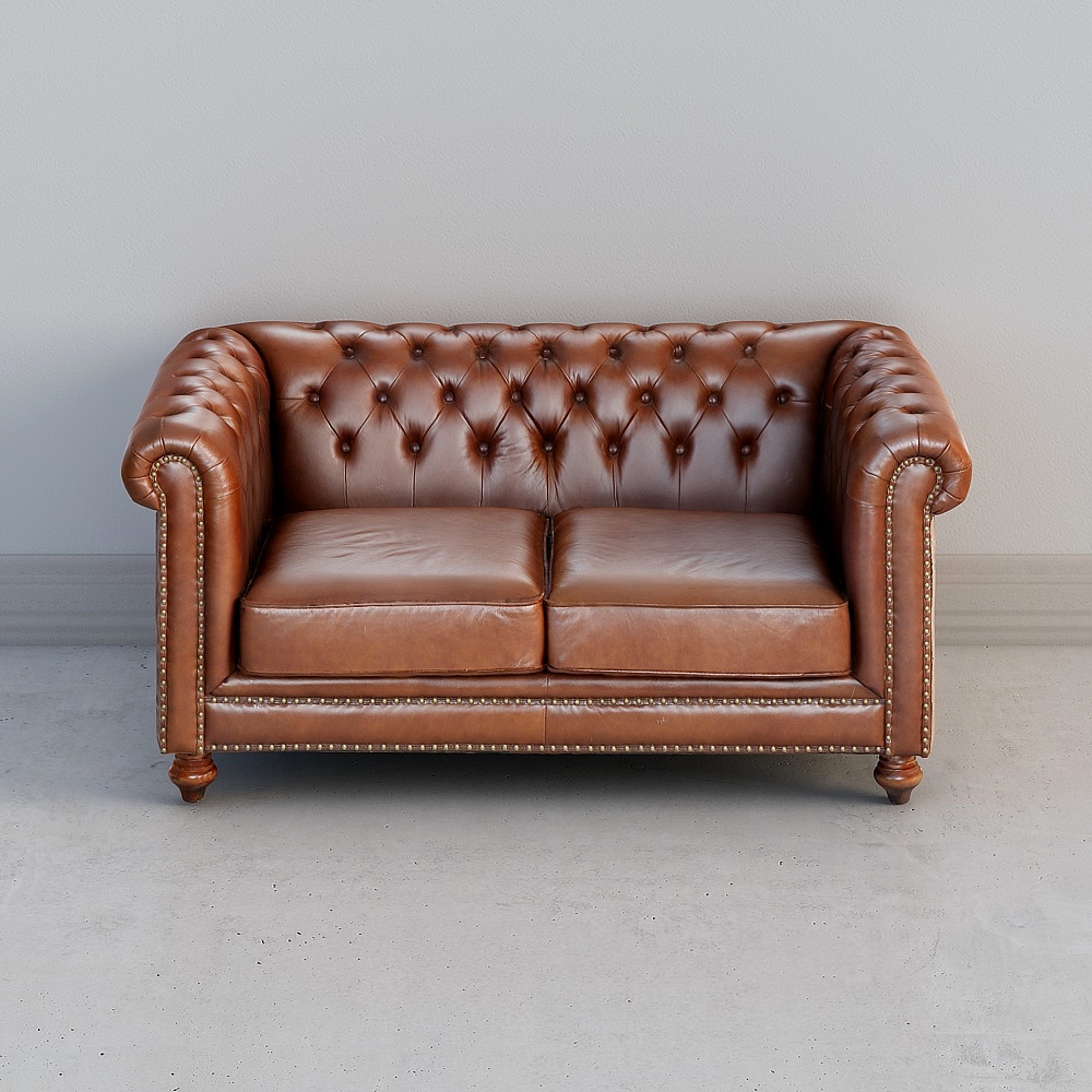 Sofá de cuero _ArtHouse_AF-B101H-2 dos sofás _Max