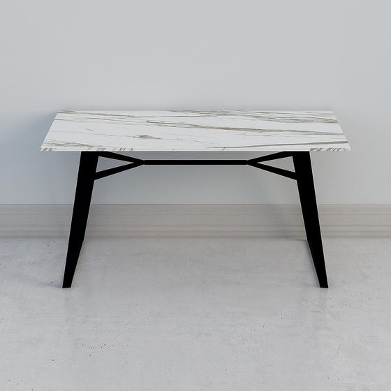 Minimalist Marble Table 3D model