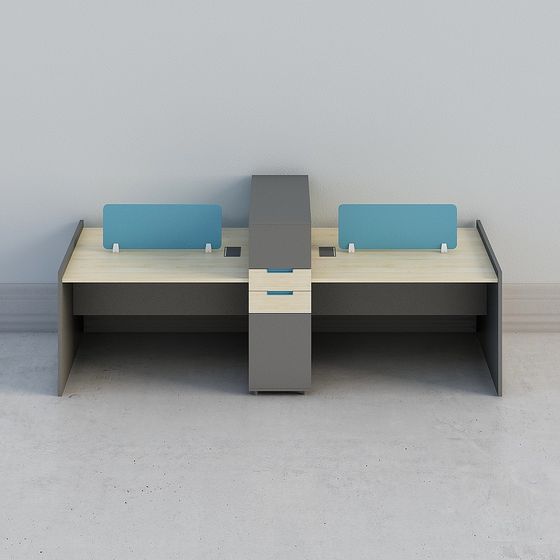 辦公室螢幕桌 4人桌