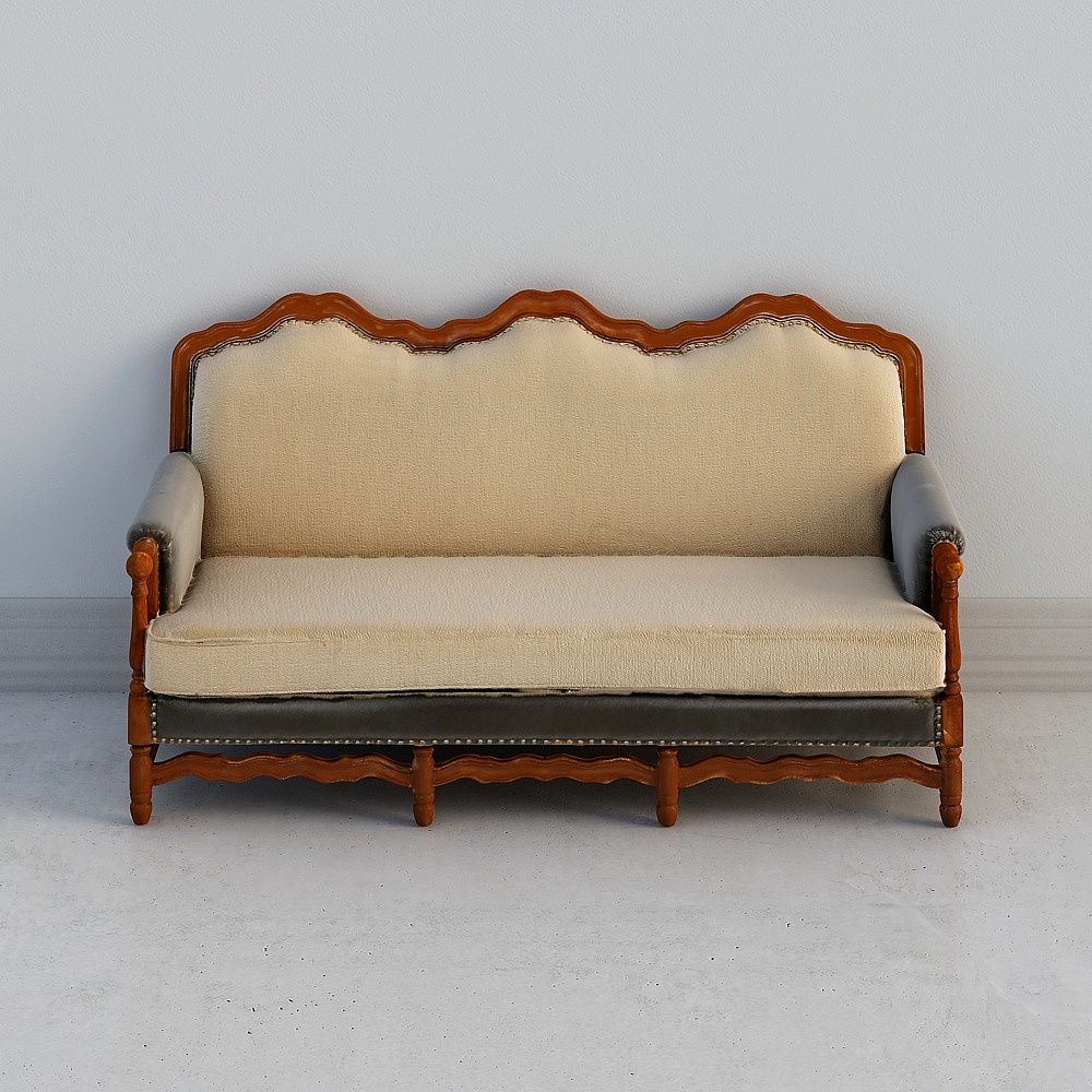 Divani - Provenza _AF-B127H Divano a Tre Posti _0001_Max