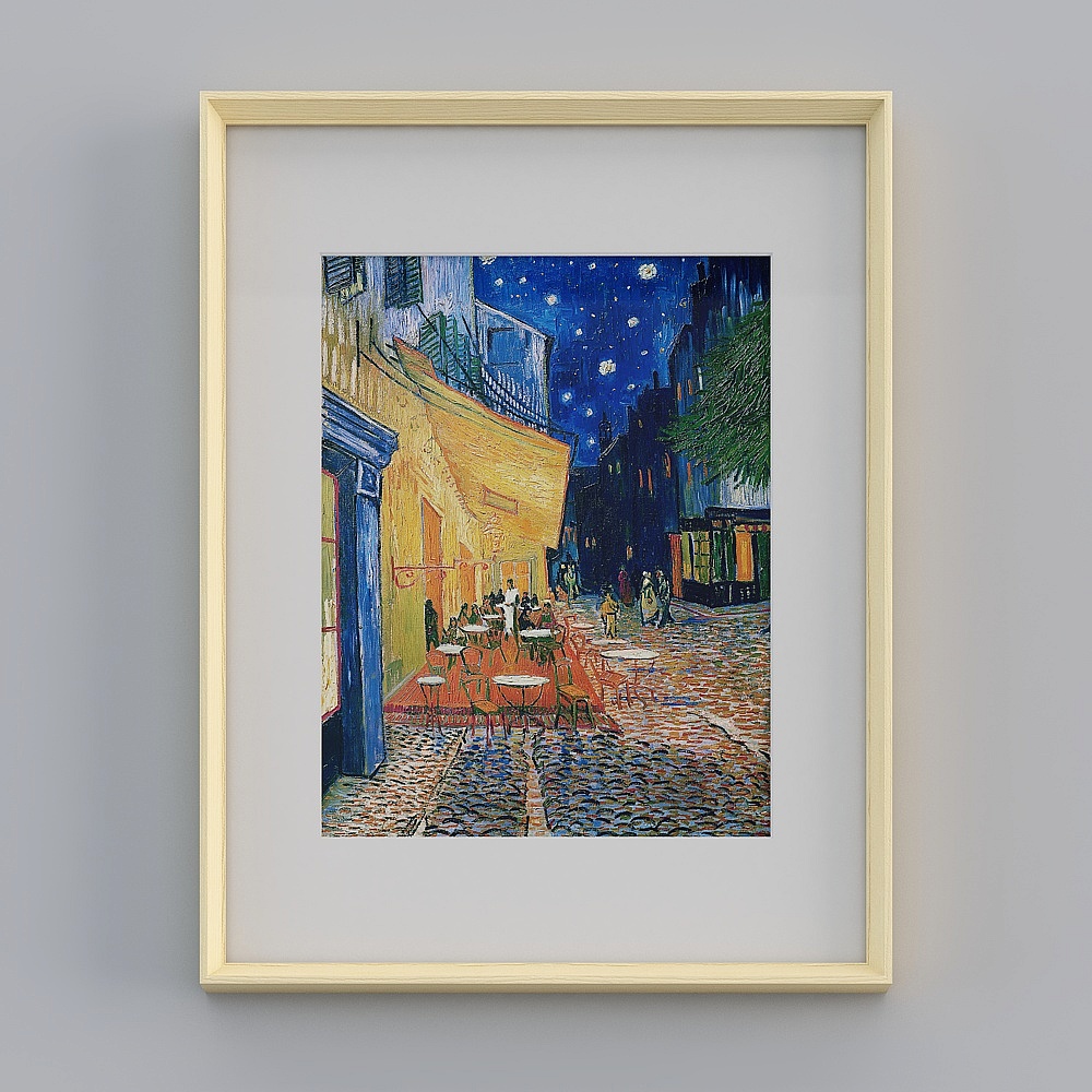 Starry Night Café 3D model