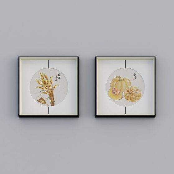 Baxter bueno redondo medio punto pintado plata negro caja de melón frutas y verduras 55x55cm verduras bwclz-yf-bpp-6