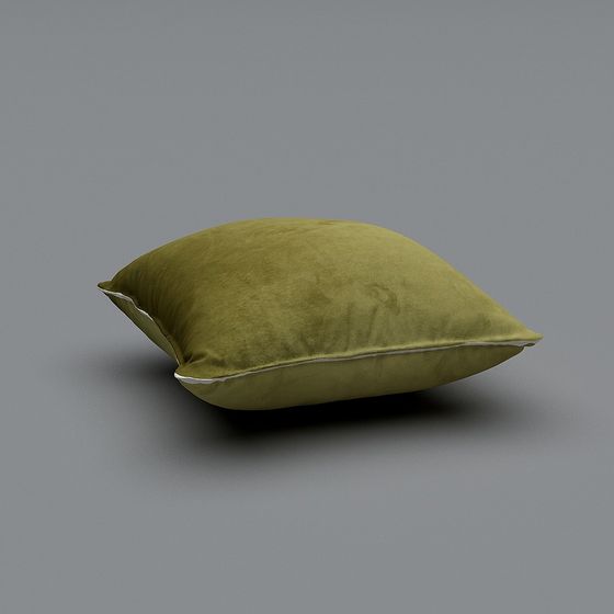 Velvet Cushion 3D model for Elegant Interiors