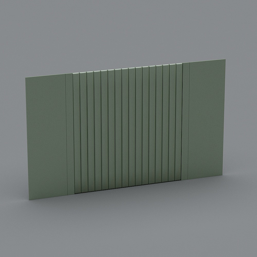 Modern Metal Screen 3D model