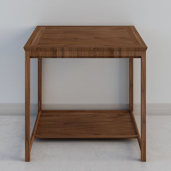 Urban Corner Side Table 3D model for Modern Spaces
