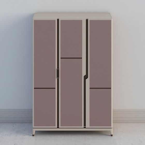 Charming Minimalist Wardrobe 3D model