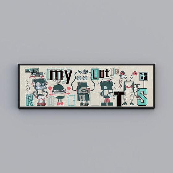 My Little Robots 3D model for Creative Projects