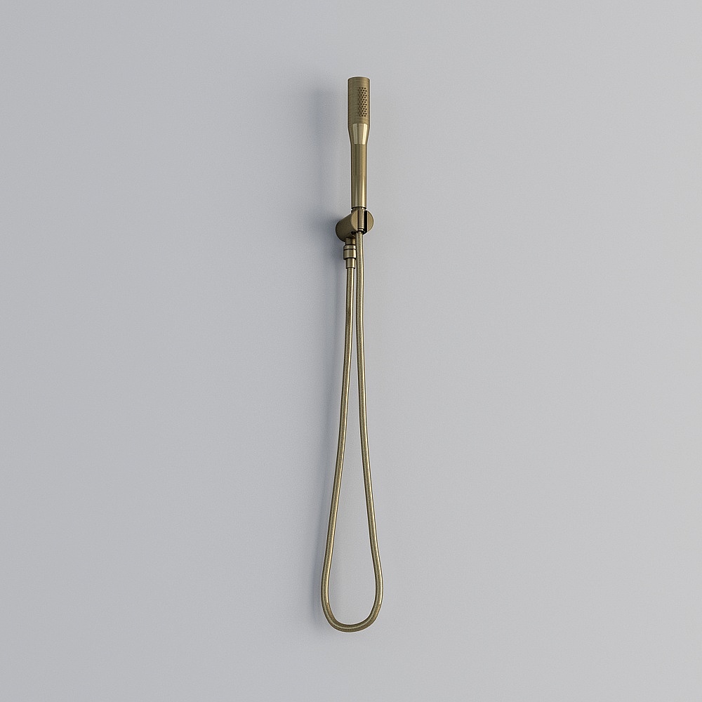 Elegant Golden Shower Head 3D model