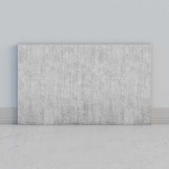 Realistic Low-Poly Concrete Slab 3D Model for Designers