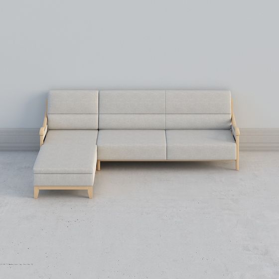 Sofá de esquina S083 con almacenamiento