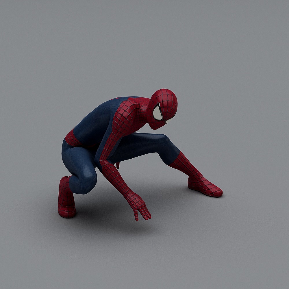 Spider-Man 3D Model - Low Poly and Highly Detailed