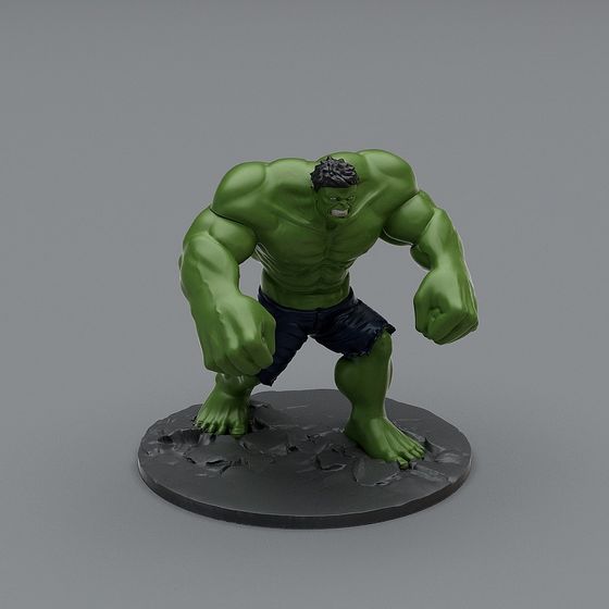 Stunning Green Giant 3D Model for Creative Projects