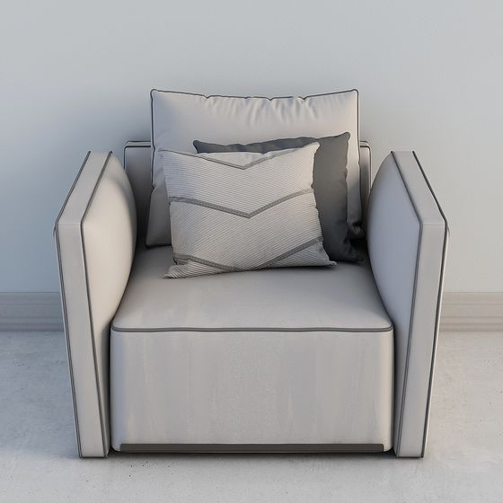 Urban Sofa 3D Model - Modern Minimalist Design