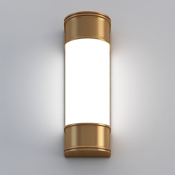 Stylish Golden Wall Lamp 3D model for Modern Designs
