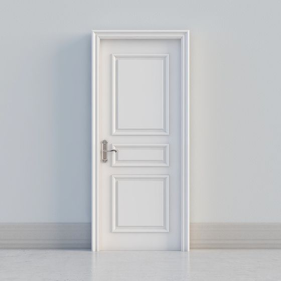 Elegant Modern Door 3D model for Creative Projects
