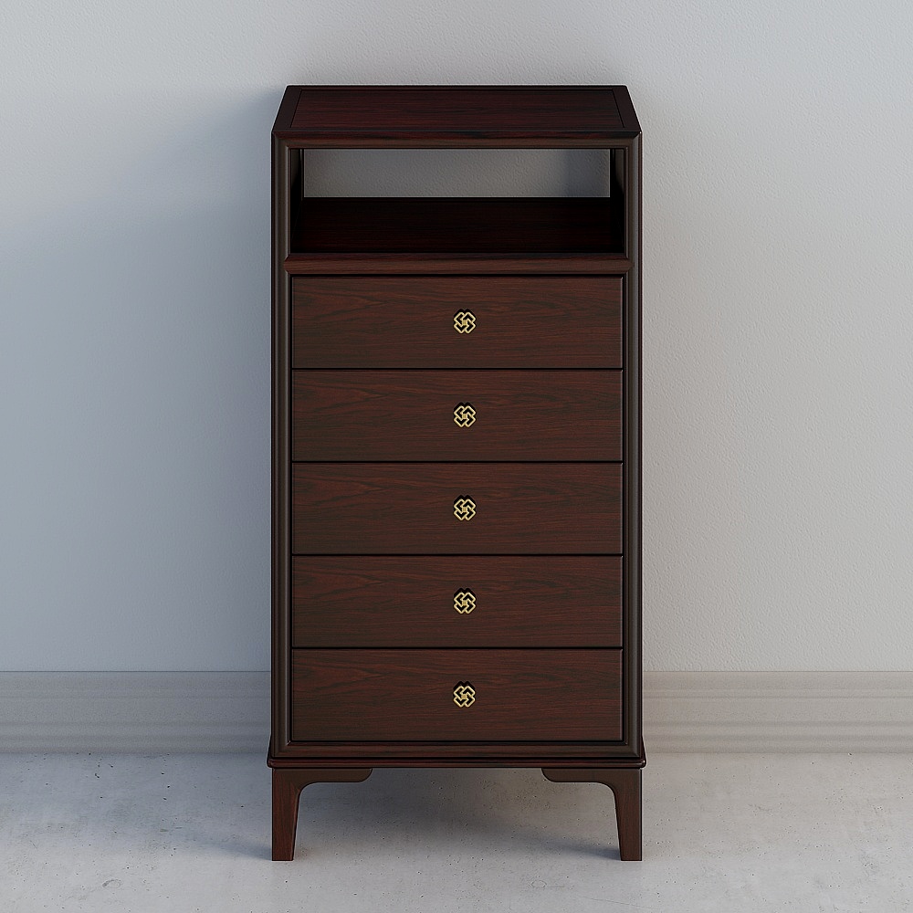 Mid-Century Modern Dresser 3D model