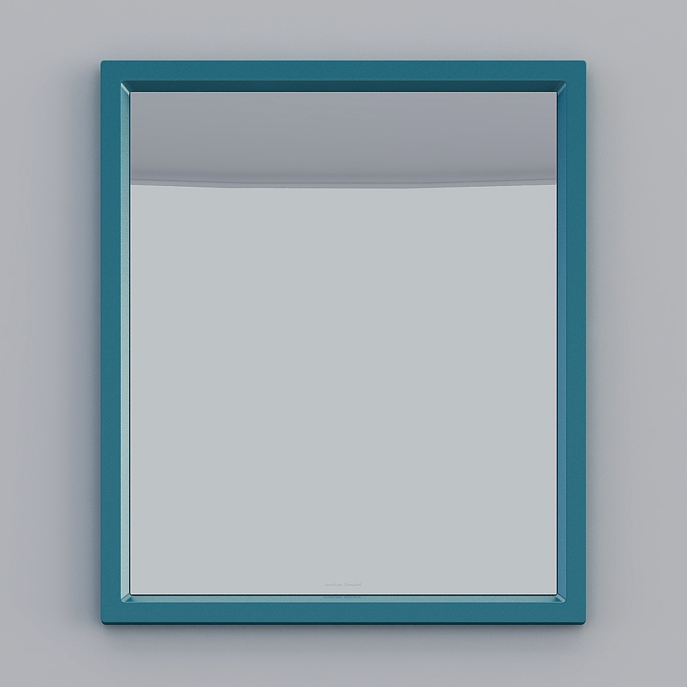 Elegant Low-Polygon Mirror 3D model