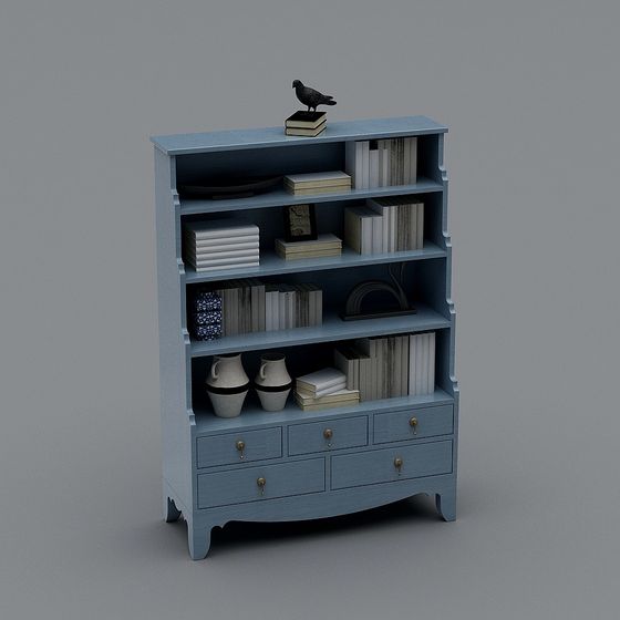 クールハウスミュージック地中海リビングルームサイドキャビネット